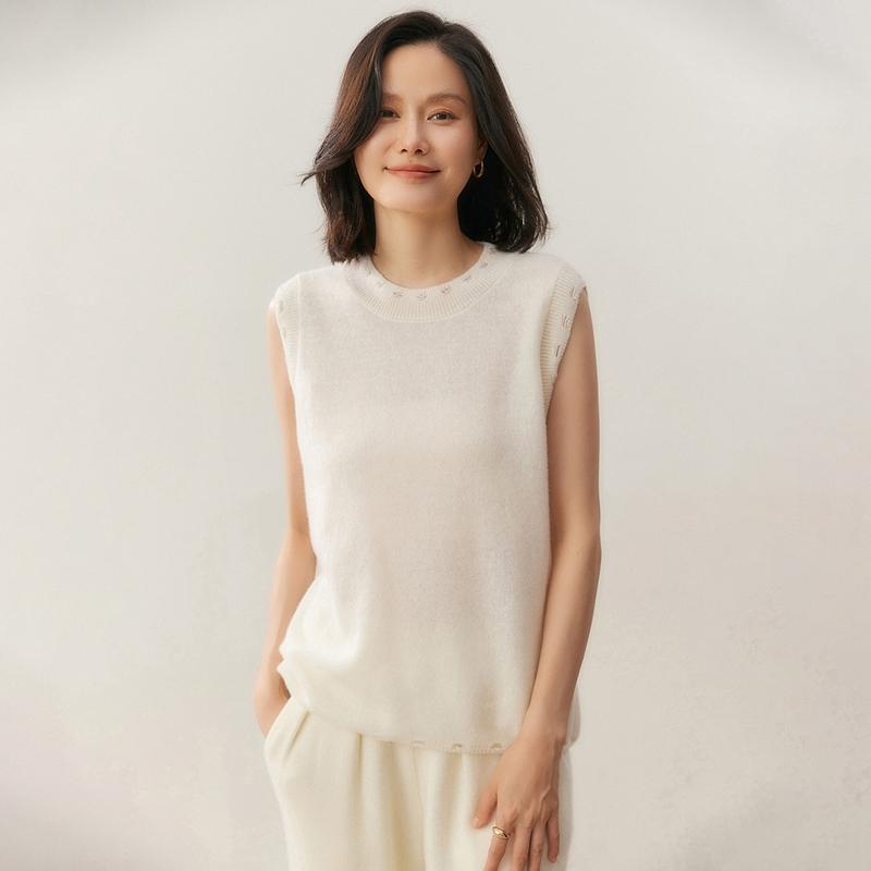 Qinghe 100% Pure Cashmere Women's Sweater - Ultra Soft Luxury Winter Pullover