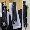 DIY Woodworking Scribing Tool Aluminum Alloy Adjustable Contour Gauge Scribe Compass Tool Multi-function Profile Scribing Ruler