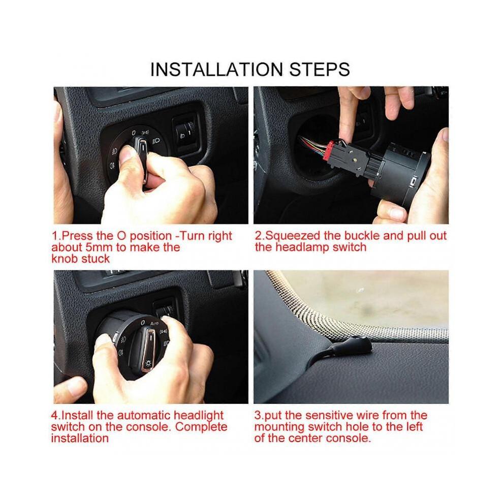 Auto-Scheinwerfer-Lampen-Steuerschalter, Lichtsensor-Modul, passend für MK4