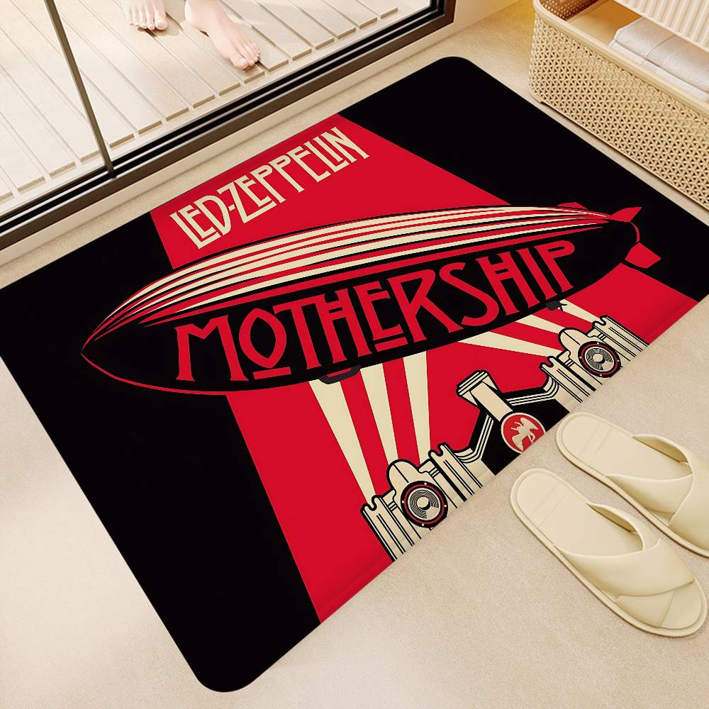 Rock Band L-Led Zeppelin Room Mats Retro Multiple Choice Living Room Kitchen Rug Non-Slip Welcome Rug