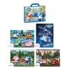 ROBOCAR POLI Taşıma Puzzle Seti Kore'de Üretilmiştir - İlk Puzzle 8–14 parça / Kamp Macerası 12–38 parça  (3 Seçenek)