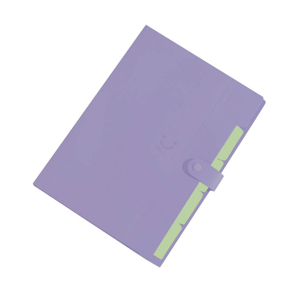 Папка-документ пластиковая расширяющаяся A4 формат Письмо A4 Формат Письмо Размер Органайзер для файлов Застежка-кнопка Органайзер для бумаги