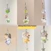 Jellyfish Star Lucky Leaf Wind Chime Keychain & Phone Lanyard Pendant