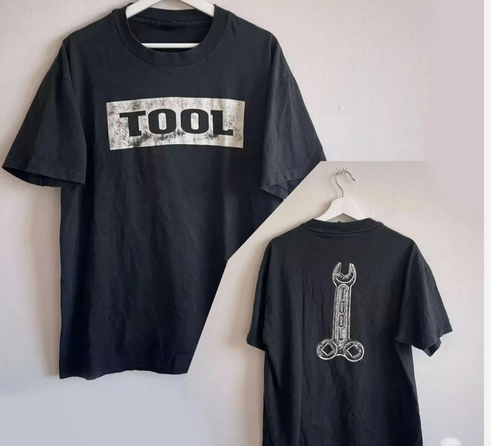 Vintage 90s Tool Alternative Metal Rock Band Wrench Tour Tshirt XXL