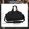 Travel Duffle Bag Gym Llarge Capacity Oxford with Shoes Compartment Sports Tote for Business