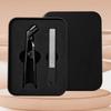 Professional Steel Toenail Cutter With Smooth Sliding Mechanism Nail File For Easy Grooming Quick Nail Shaping Tool
