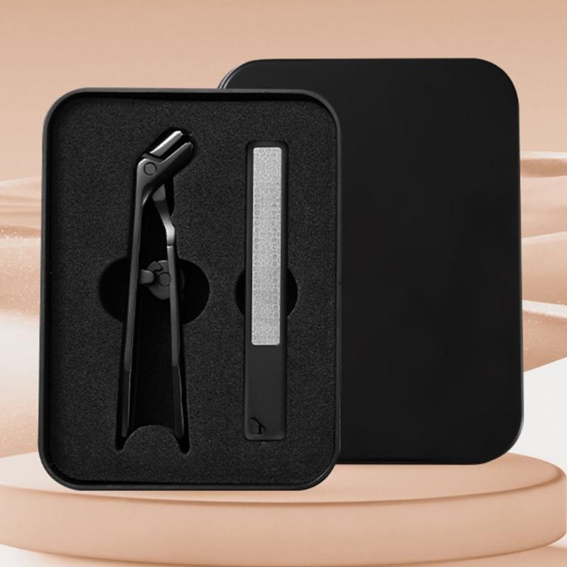 Professional Steel Toenail Cutter With Smooth Sliding Mechanism Nail File For Easy Grooming Quick Nail Shaping Tool