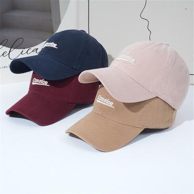 Hat Women's New Soft Top Baseball Cap Versatile Big Head Circumference Deepened Sunshade Sunscreen Cap