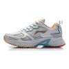 Li Ning Abrasion Resistant Breathable Low top Running Shoes Women's Antarctic Gray ARLQ004-3