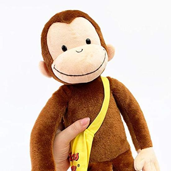 Curious George Classic George Plush Sitting Height 30cm Toy, Large,