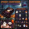 Seasonal Wall Decorations Halloween Advent Calendar 2026, 24 Days Surprise Countdown with Decorative Holiday Accents Acrylic Ornaments for Party