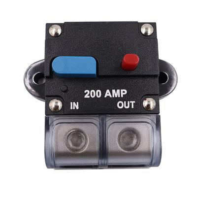 Wyłącznik 200A Reset 12V-48V Samochód Łódź Stereo Audio Bezpiecznik Przełącznik Automatyczny
