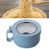 Insulated Bowl Leakage Proof 304 Stainless Steel Interior Thermal Soup Bowl with Handle for Noodle