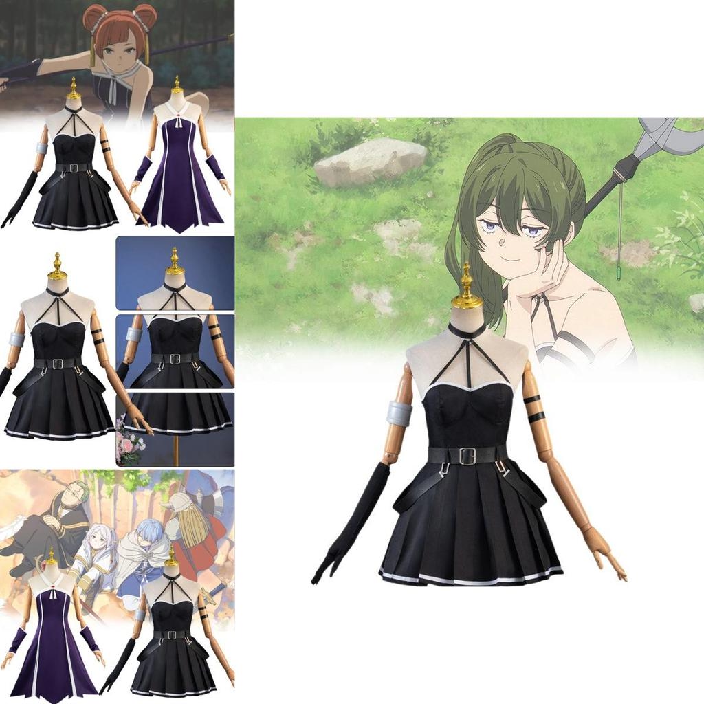 Funeral Flora Cos Outfit Ubell Laofen Cosplay Anime Costume Polyester Fabric