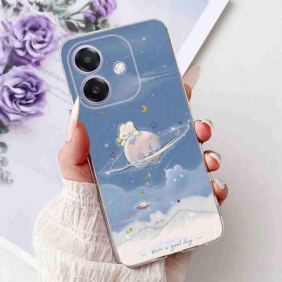 For Oppo A3 4G CPH2669 Funda Popular Painted Soft Silicone Phone Case For Oppo A3X A3 X 5G CPH2681 Back Cover Casing