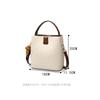 Temperament women's bag 2025 new shoulder messenger bag bucket bag commuter handbag is popular this year