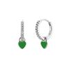 CRMYA Copper Gold Plated Earring Set For Women Color CZ Zircon Piercing Clip Hoop Dangle Earrings For Women Jewelry Wholesale