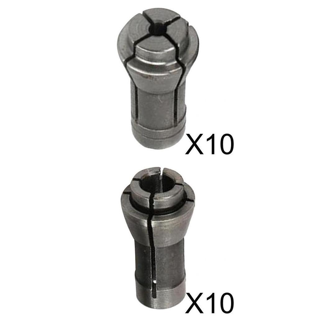 20x Collet Chuck Adapter Router Air Die Grinding Collect for Manufacturing