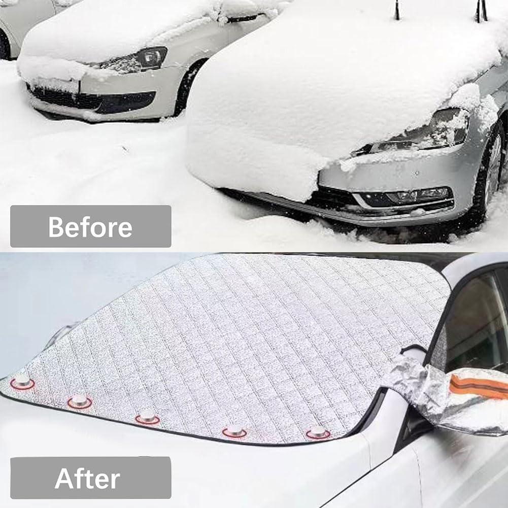 Windscreen Snow Covers Magnetic Car Sunshade Front Window Windshield Cove,145*120cm