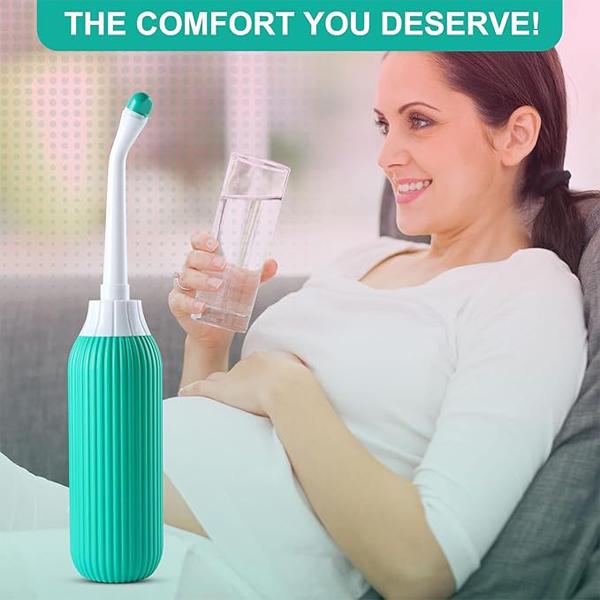VC Large Personal Hygiene Cleaning Bottle Portable Rechargeable Electric Handheld Travel Bidet Washable PP+EVA