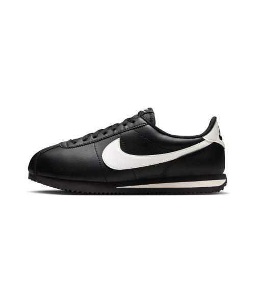 [Nike] Cortez Leather W - Черный:Бледно-слоновая кость DN1791-006 225