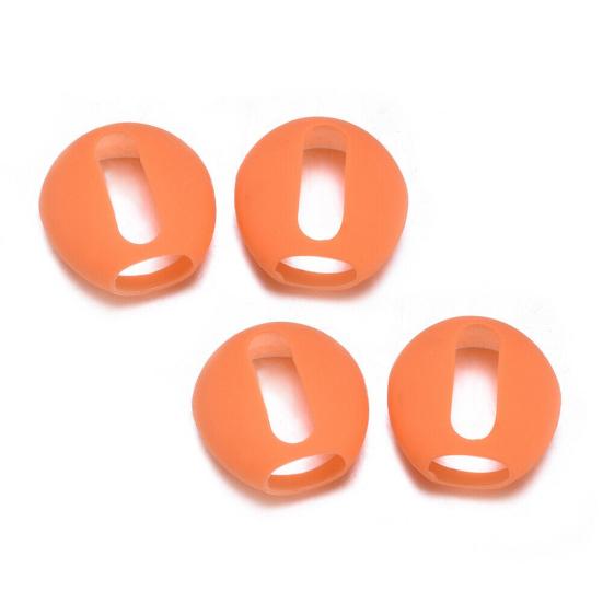 2 Pair Silicone Anti-Slip Earphone Protective Cover Case Eartips for Air-pods 1 2