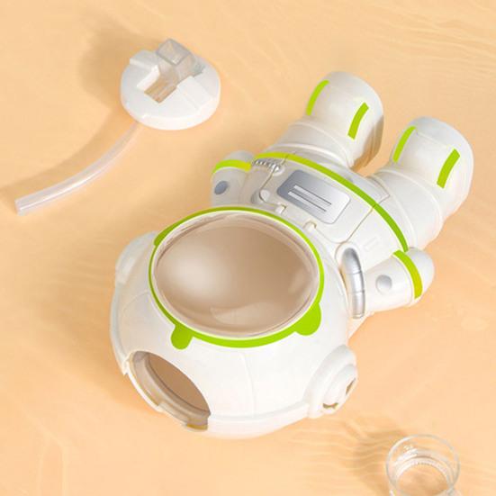 Astronaut Robot Water Dispenser Toy Plastic Educational Play Set Fun Kids Water Bottle Toy for Play Kitchen Outdoor Use
