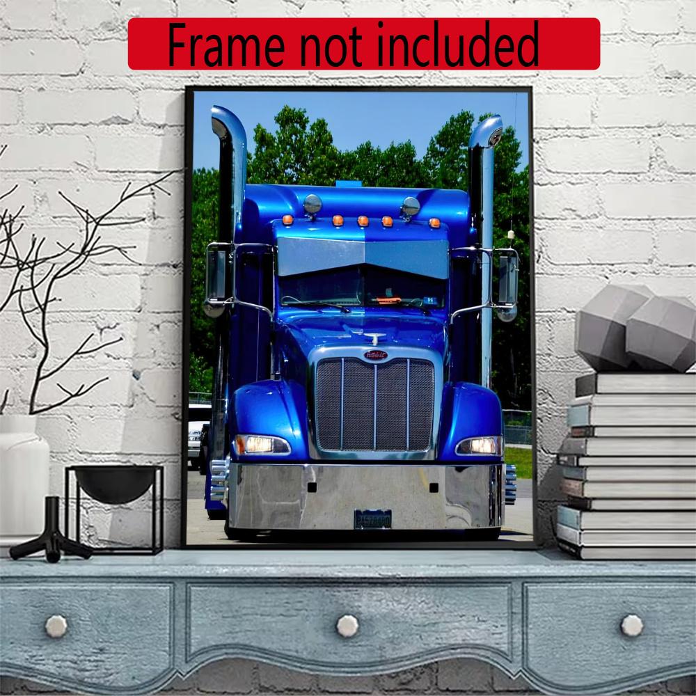 Kenworth 5D Diy Diamond Painting Round Diamond Mosaic Suitable For Beginners Diamond Painting Rhinestones Gift Frameless