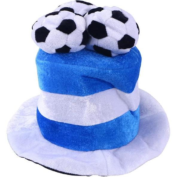 Soccer Party Hats Plush Football Hat Argentina Flag Cheerleading World Football Game Celebration Hat Red