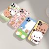 Character Bubu And Dudu Transparent Phone Case For IPhone 16 15 14 13 12 11 Pro Max Plus Soft Cover
