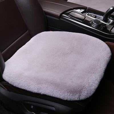 Winter Thickened Non-Slip Plush Rabbit Fur Car Seat Cushion Set