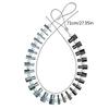 Convenient Nut & Bolt Thread Gauge Nut & Bolt Thread Size Measurement 26 Assorted Gauges for Quick Size Confirmation