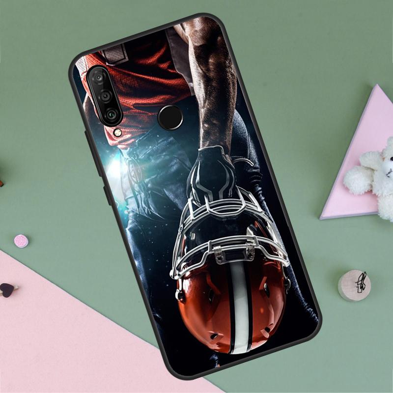 

American Football For Huawei Nova 9 10 SE Y91 Y61 Y90 Y70 Y60 Y72 12s 12i 11i 7i 8i P60 Pro P30 P40 Lite Case Huawei Nova 8i