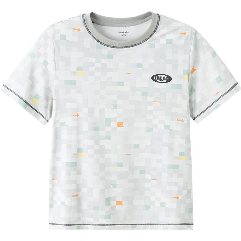 Balabala Boys' Lightweight Sun Protection Short-Sleeve T-Shirt