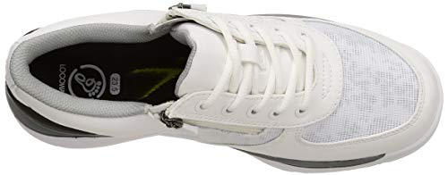 Locowalk LW-1001 Lightweight Women's Locotre Walking Shoes, Size 00, White, 22.0 Cm, 3E