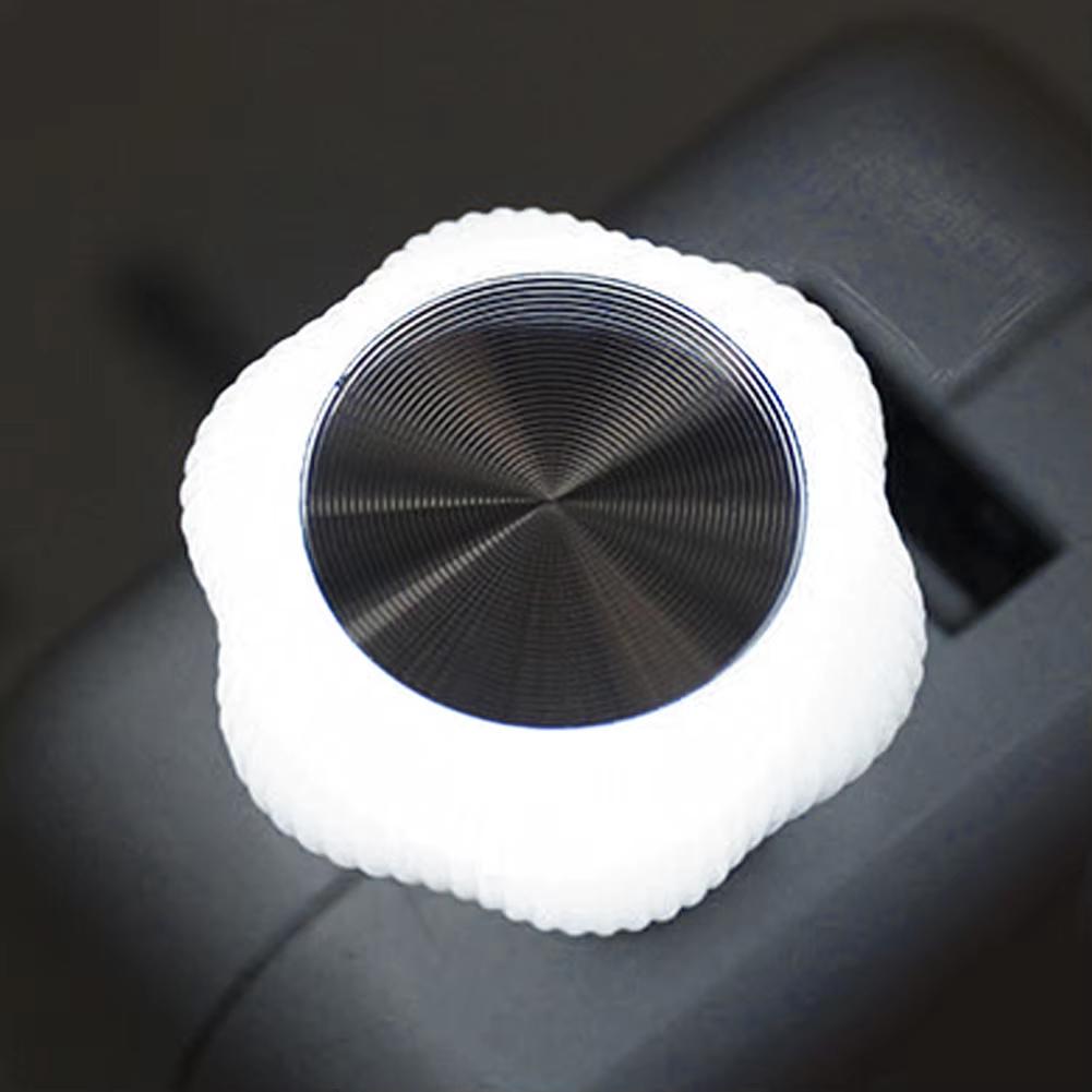 

5V Colorful Mini USB Ambient Light Decorative Soft Light Flower LED Atmosphere Light Portable Plug and Play Car Lamp білий
