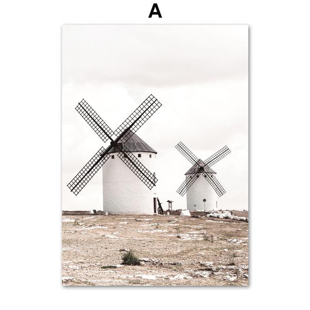 

Одуванчик, тростник, цветок, ветряная мельница, растение, настенная живопись на холсте, плакаты на скандинавскую тему и принты, настенные панно для гостиной, домашний декор 21cm×30cm NoFrame