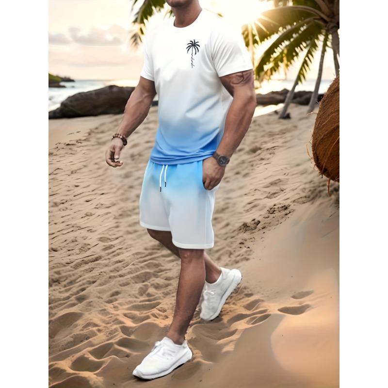 Men S Athletic Apparel Including a Casual Crew Neck Tee And Shorts 2XL
