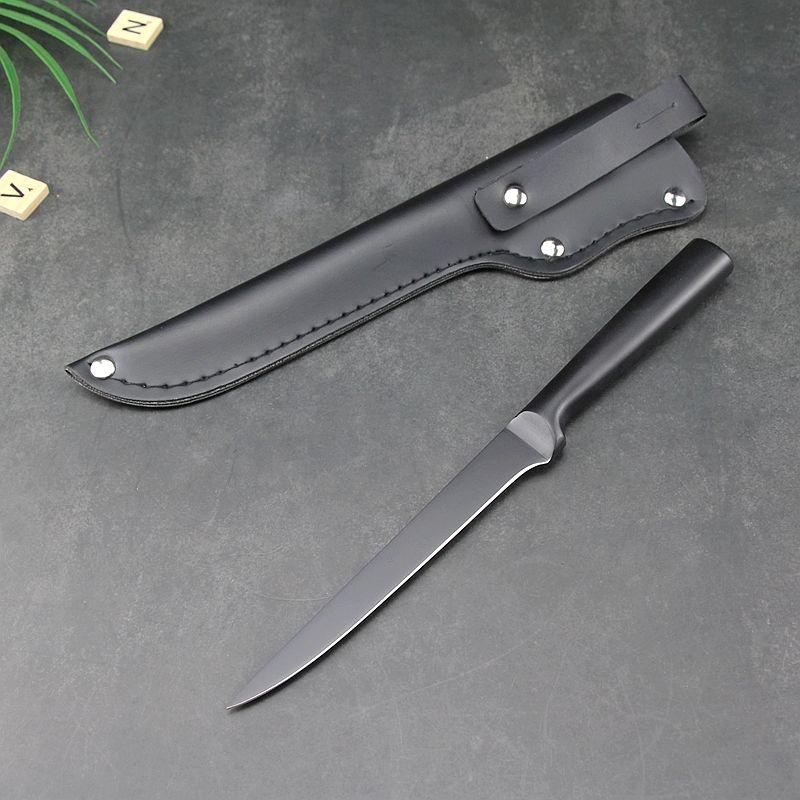 Stainless Steel Sushi Knife Boning Knife Household Kitchen Knife Salmon Cooking Knife