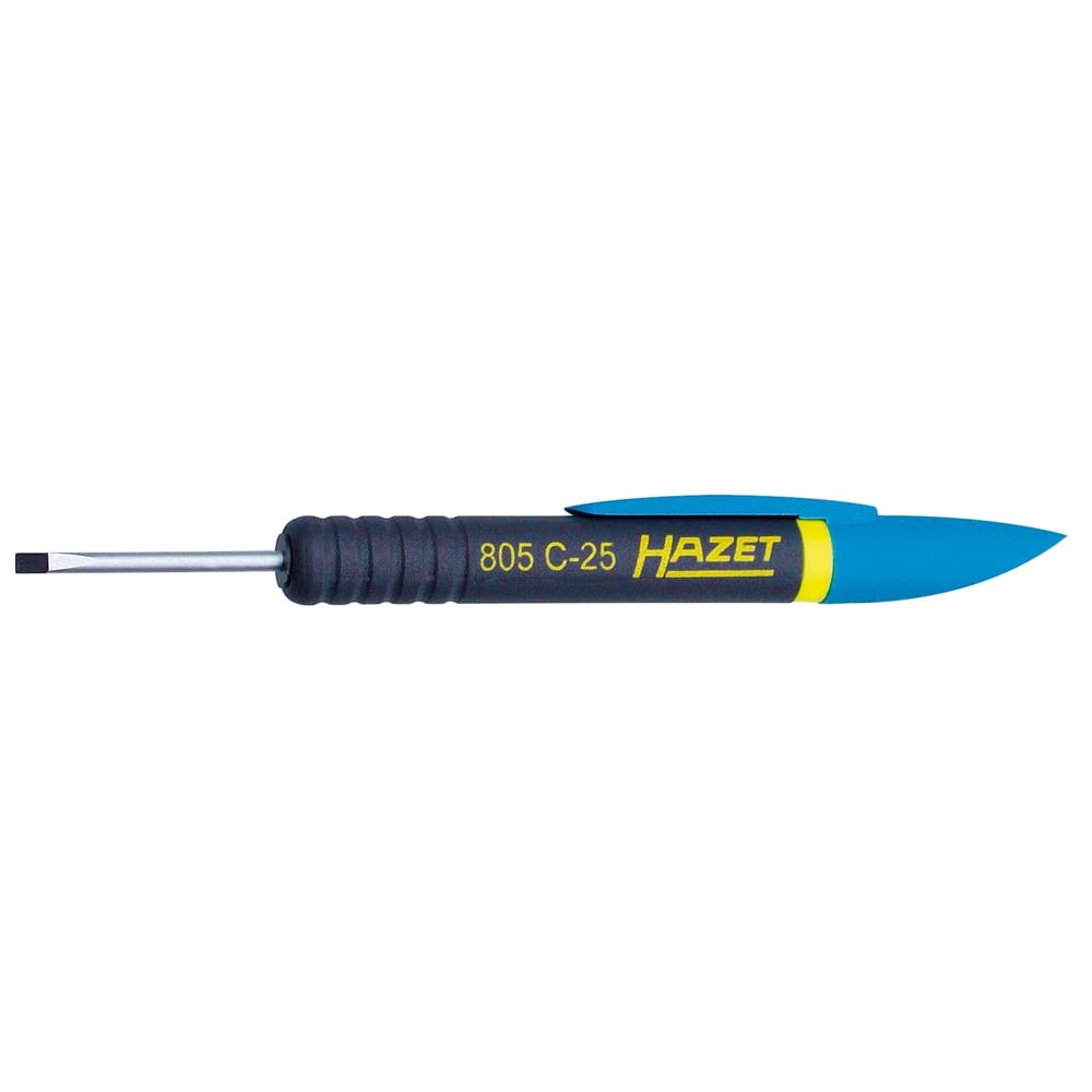 HAZET Adjustment Driver and Scraper with Pocket Clip