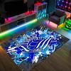Real Sociedad FC Design Crystal Velvet Carpet Cozy Non?Slip Printed Rug For Bedroom Living Room Entrance