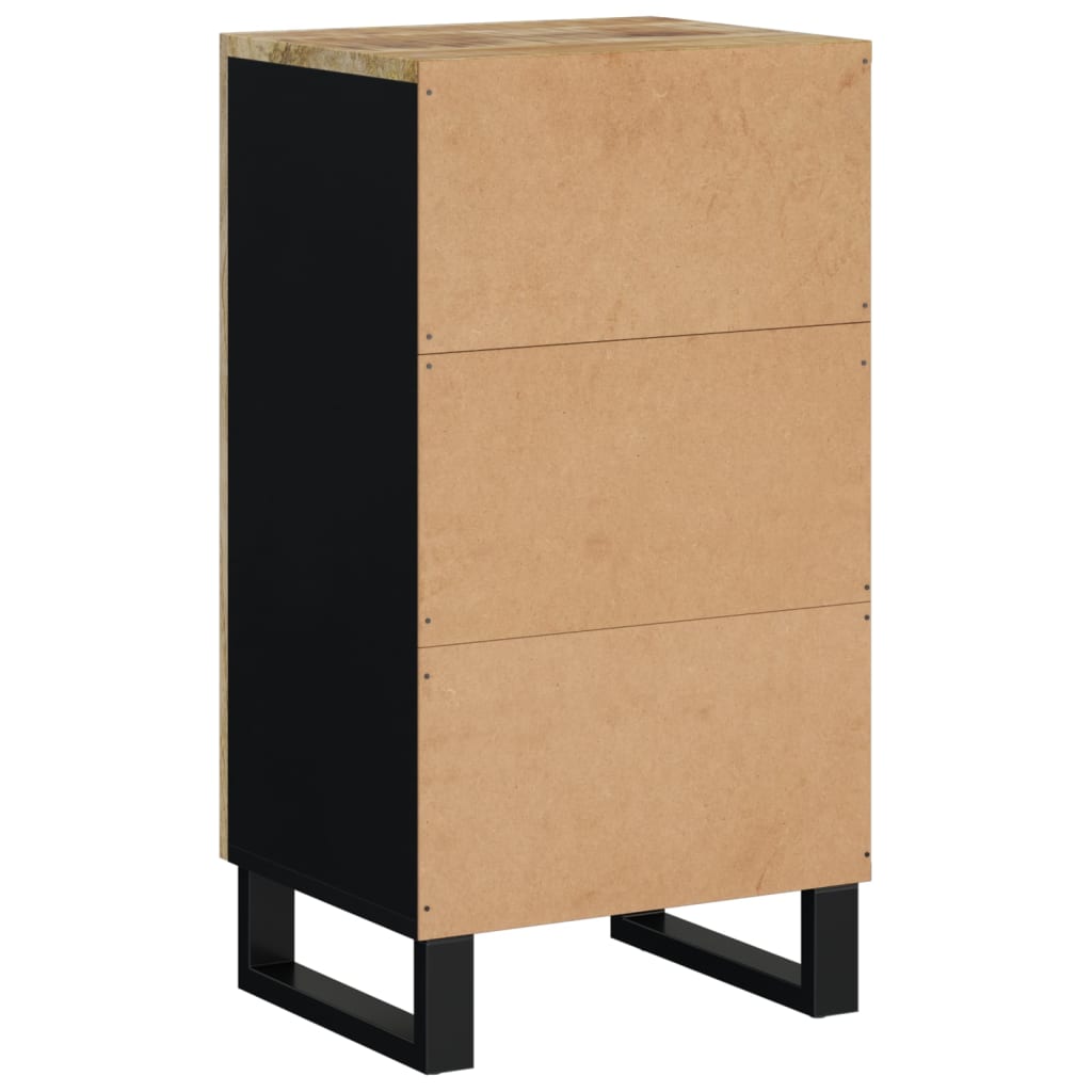 Sideboard with Door 40x31x75 Cm Solid Mango Wood