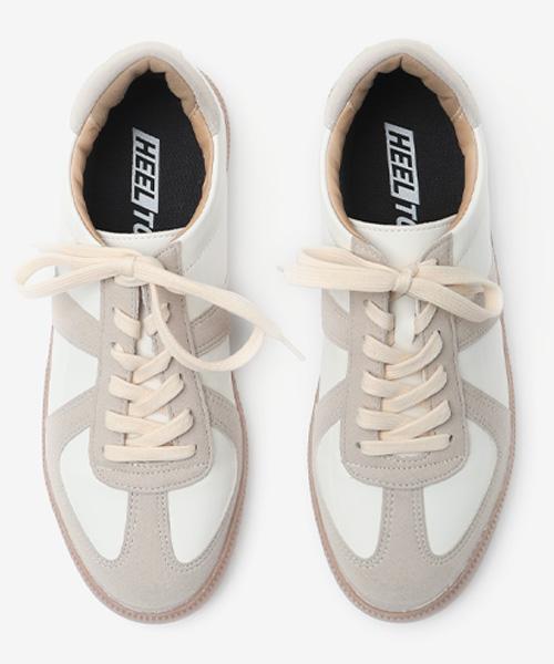Heeltop Ht3501 Cheat Key 5.5Cm Lift German Army Sneakers Rohan White