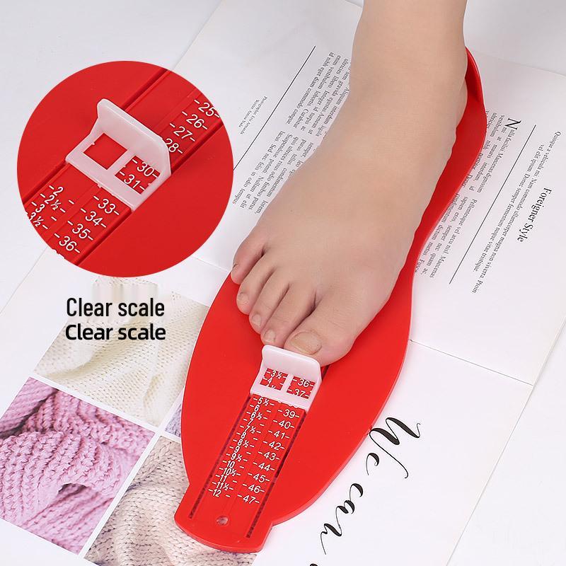 Universal Adult & Child Foot Measuring Device - UK/EU Sizes, Household Ruler