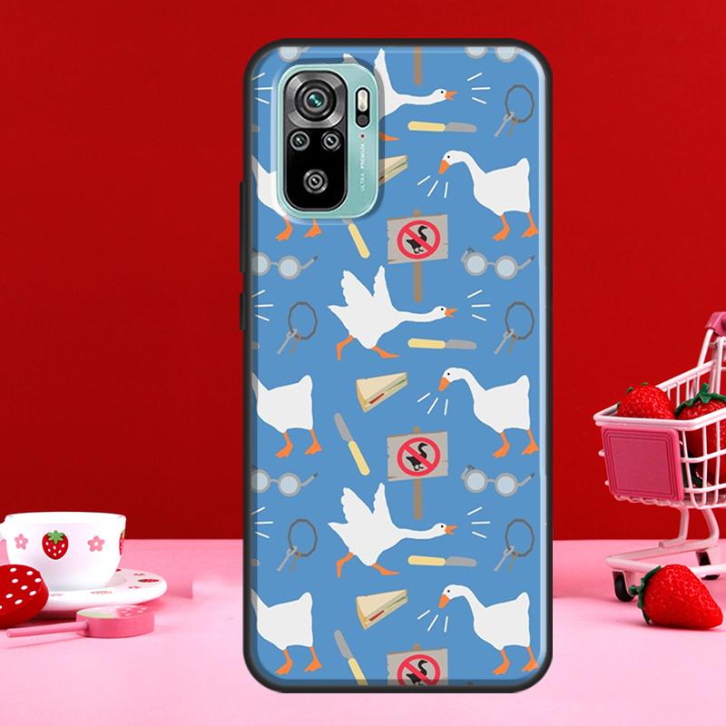 Custodia Cartone Animato Oca Divertente Per Xiaomi Redmi Note 11 Pro Note 10 9 8 Pro 11S 9S 10S Cover Per Redmi 10 9 9A 9C 9T