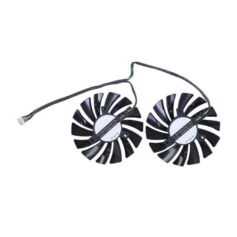 Graphics Card Cooling Fan for RX470 RX480 RX570 Video Card Optimaled Cooling Effect 4Pin Connection Quiet Running Fan 85MM