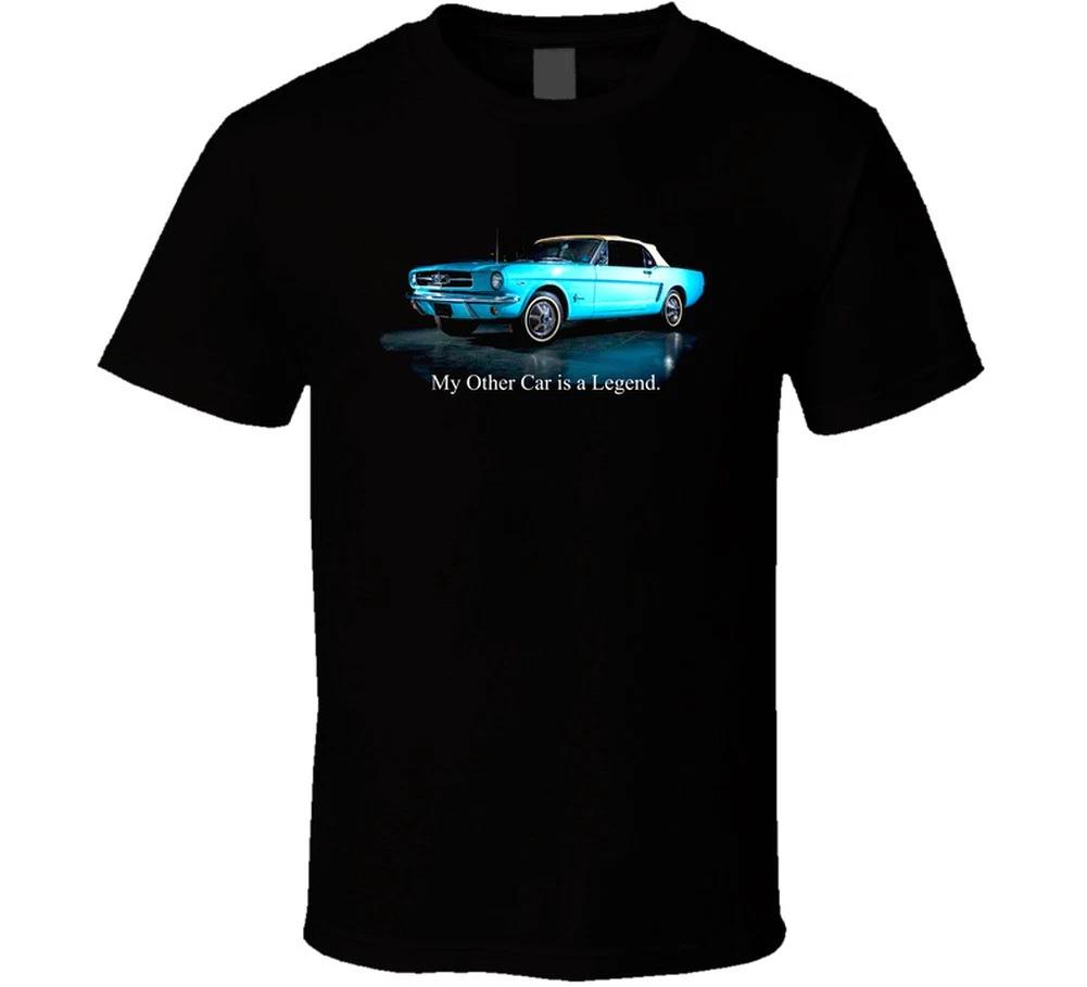 

My Other Car Is A Legend 64 Stang Convertible Skylight Blue Funny Muscle Pony Ca 4XL