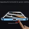 Metal Phone Case Double Sided Temper Glass For Redmi 14 13 12 Pro Plus 5G Lens Protect Anti Peeping Spy Privacy Cover Cases