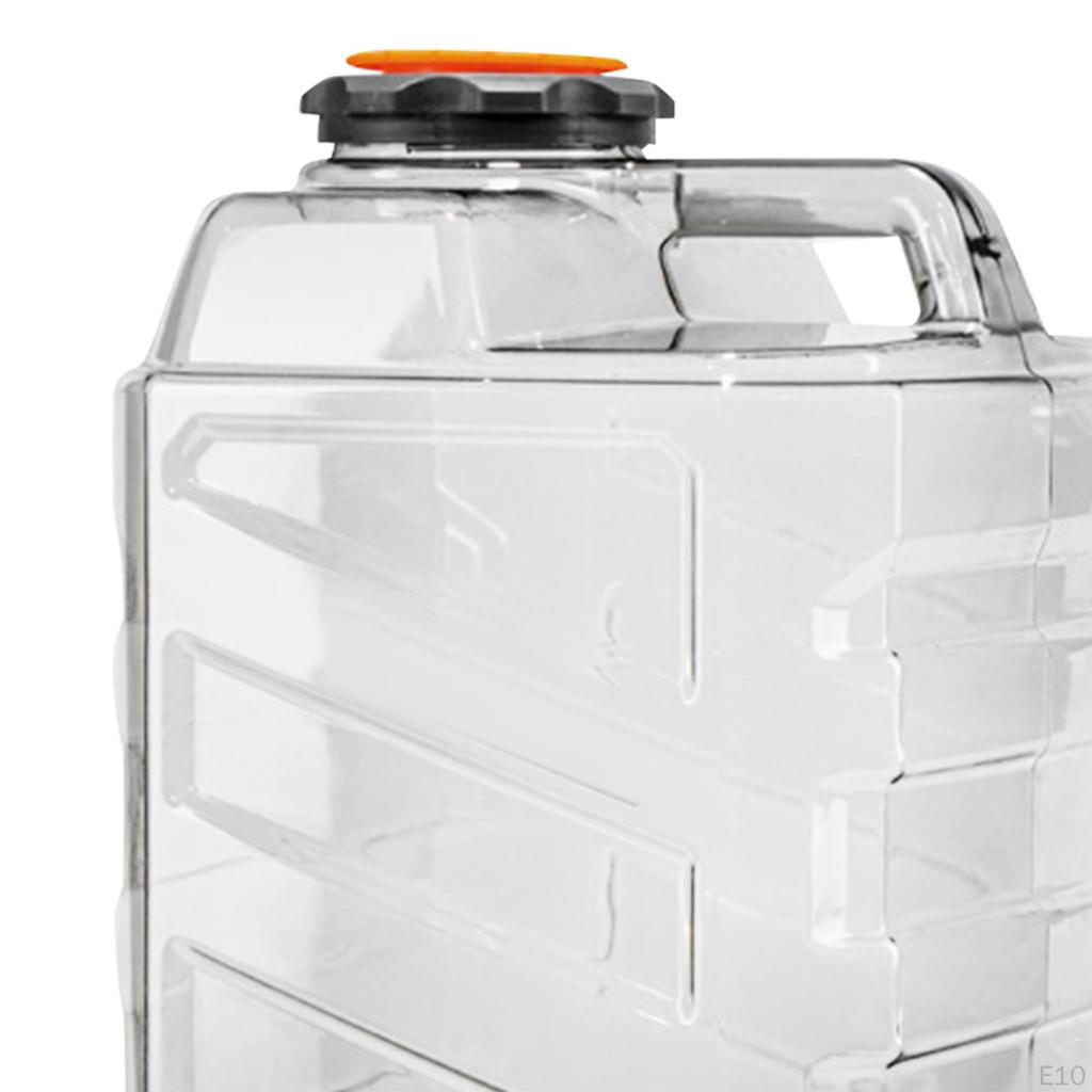 Camping Water Bucket Portable Drink Container Carrier Barrel for Hiking Fishing Household