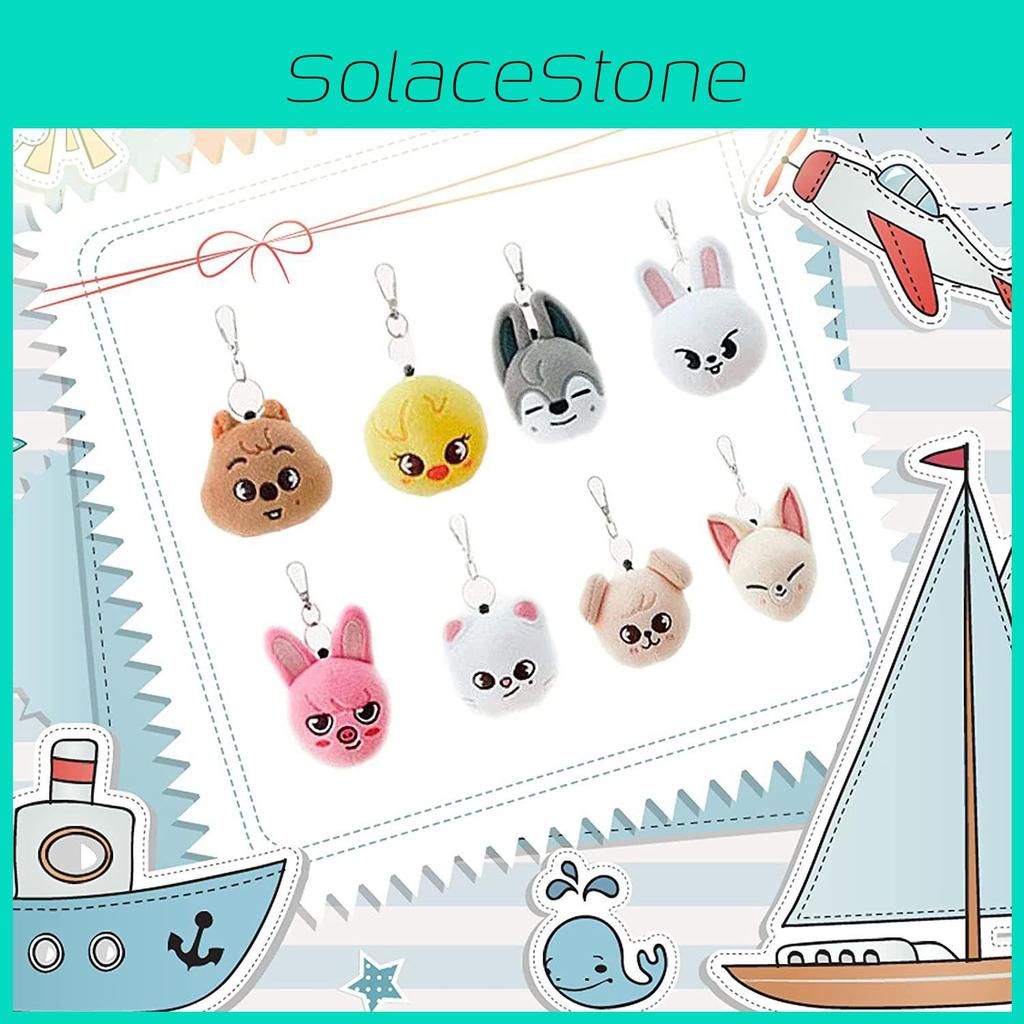 Adorable llavero Skzoo de peluche con colgante de muñeco de peluche de Stray Kids